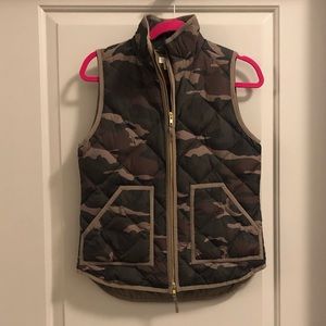 J Crew Camo Vest